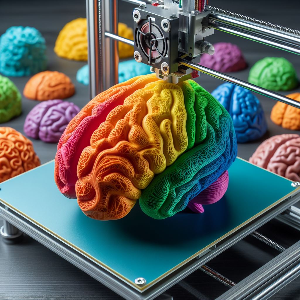 3d printed brain