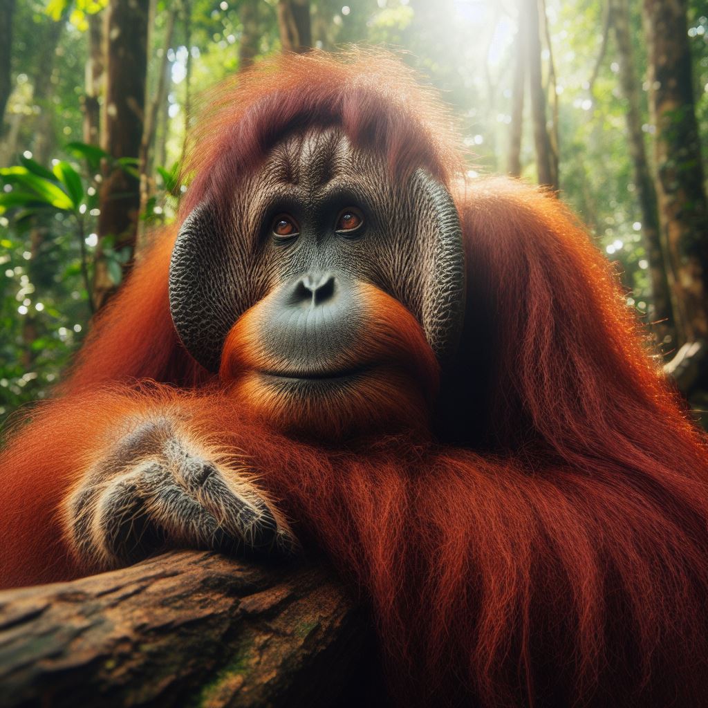 orangutan treat wound
