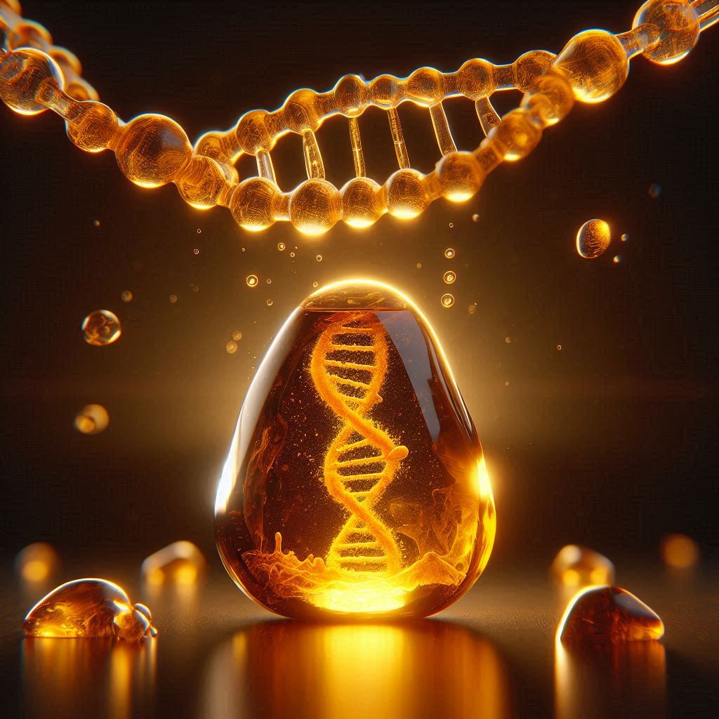 can amber preserve dna