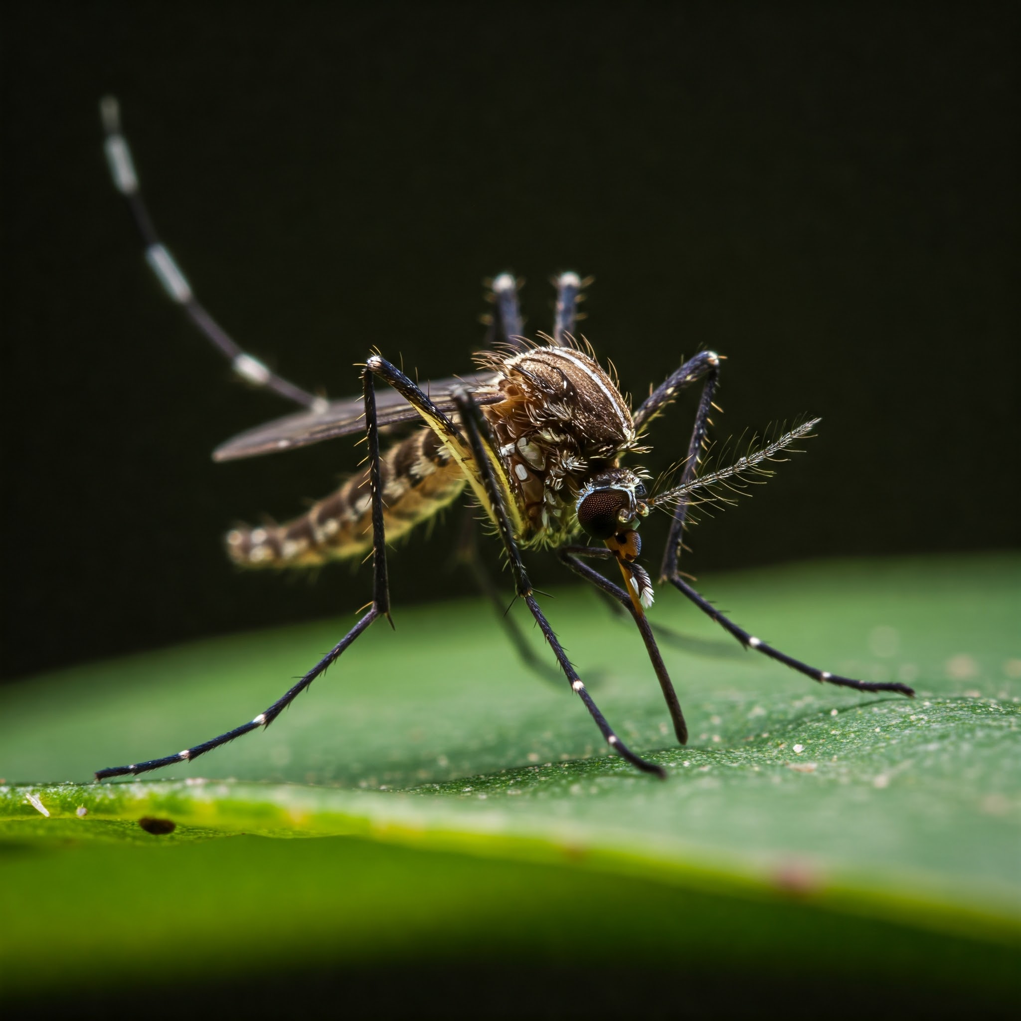 female anopheles mosquito representation